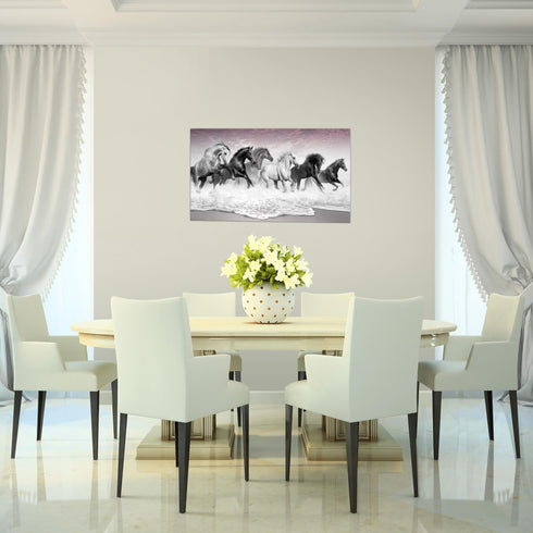 Wandbilder Wohnzimmer XXL Pferde Moderne Bilder Tiere